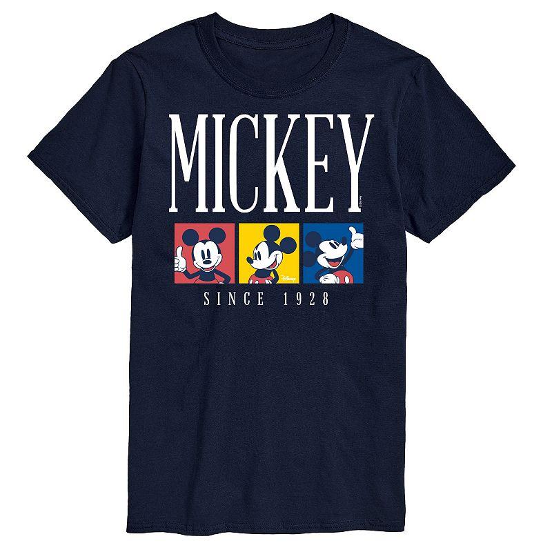 Disney's Mickey Mouse Big & Tall Color Block Graphic Tee, Men's,  Product Image