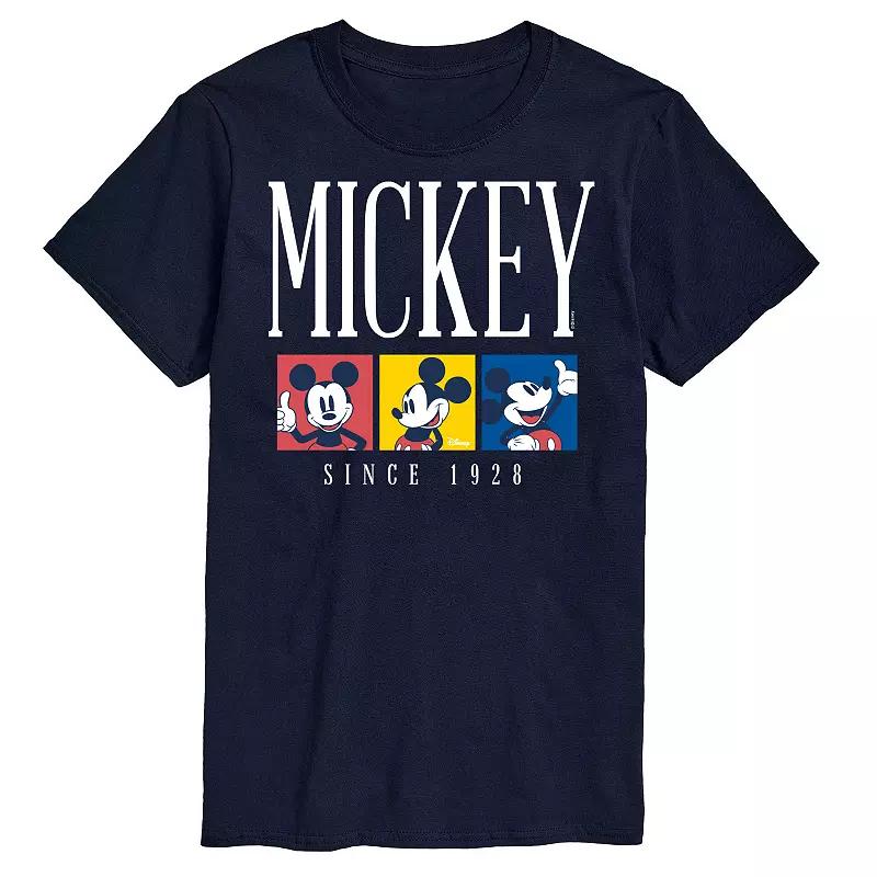 Disney's Mickey Mouse Big & Tall Color Block Graphic Tee, Men's,  Product Image