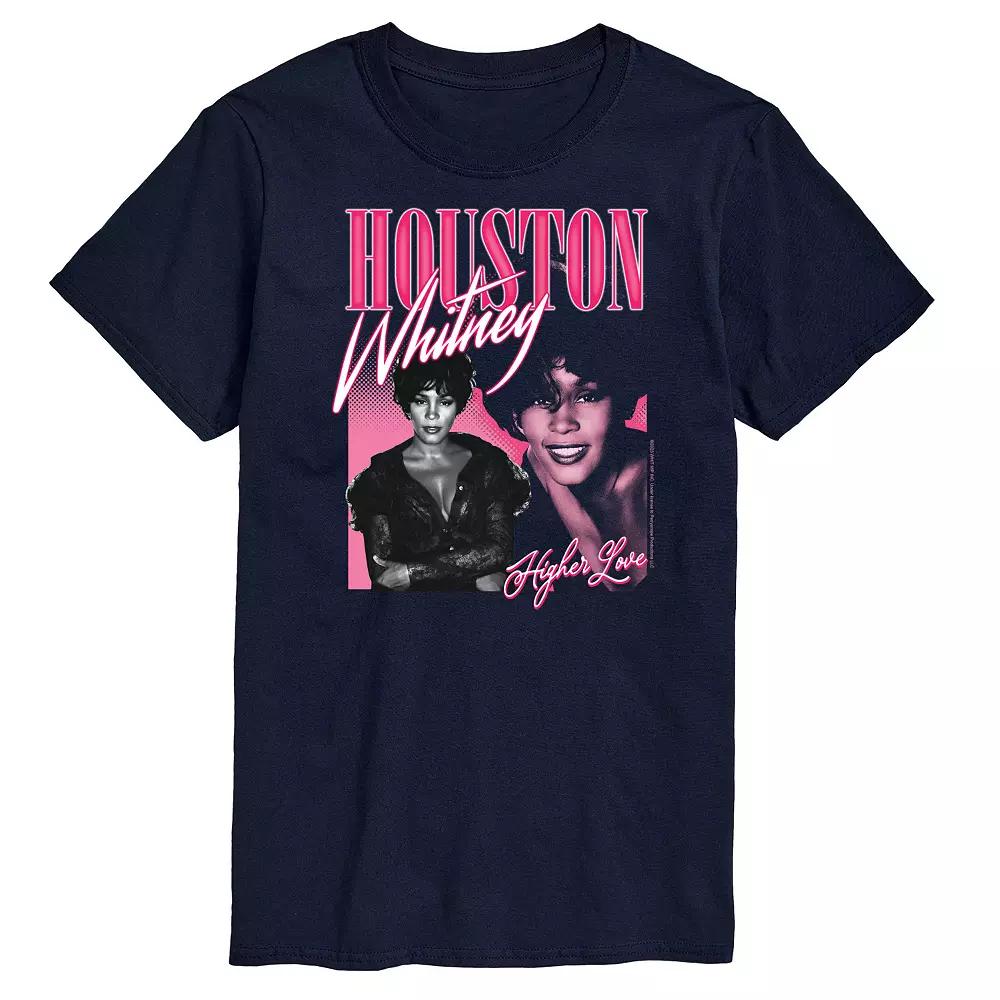 Big & Tall Whitney Houston Higher Love Tee, Men's,  Product Image