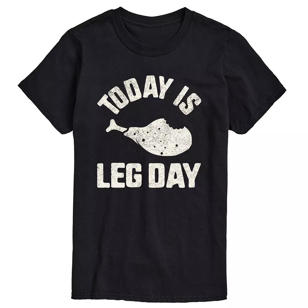 Big & Tall Today Is Leg Day Tee, Men's,  Product Image