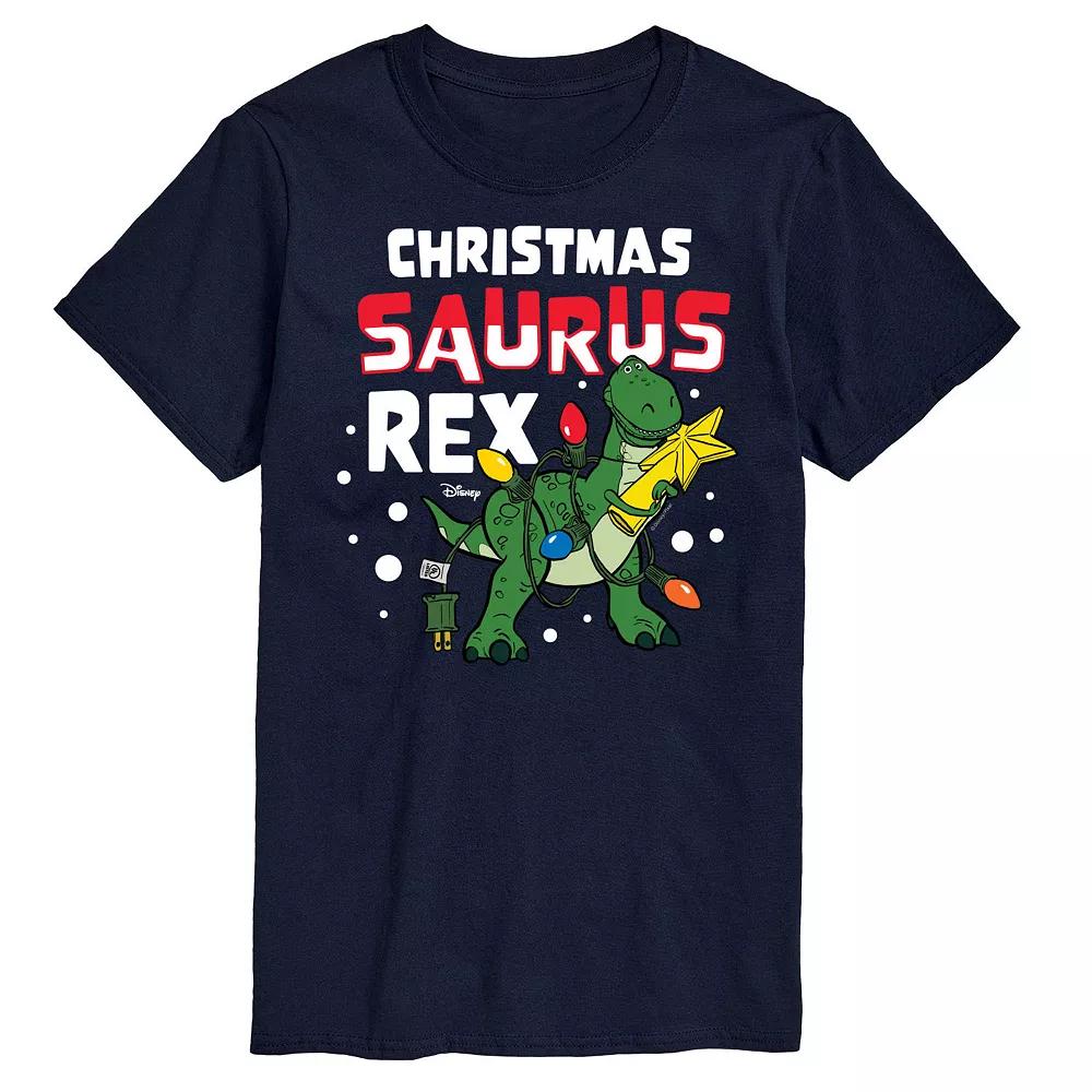 Disney / Pixar's Toy Story Rex Men's Christmas Saurus Rex Graphic Tee,  Product Image