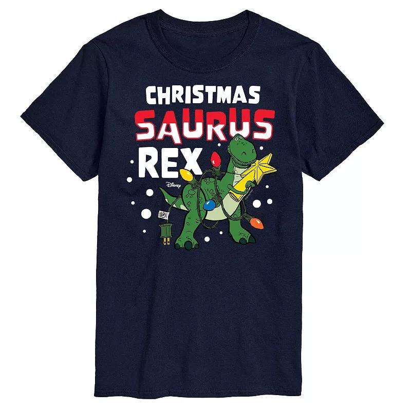 Disney / Pixar's Toy Story Rex Men's Christmas Saurus Rex Graphic Tee,  Product Image