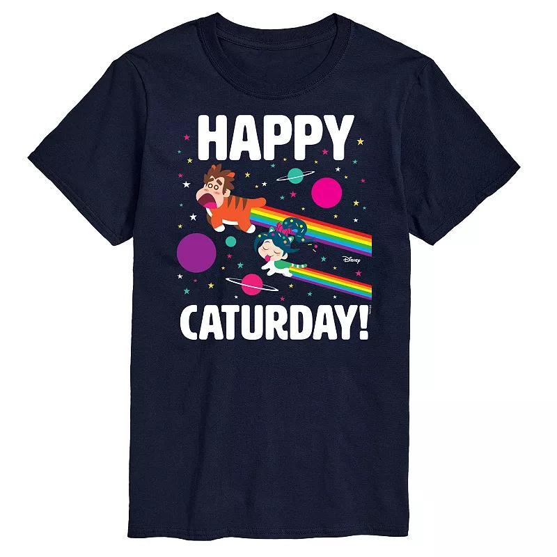 Disney's Wreck It Ralph Big & Tall Happy Caturday Graphic Tee, Men's,  Product Image