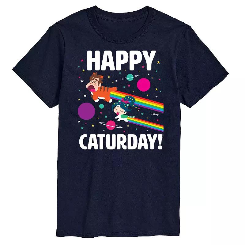 Disney's Wreck It Ralph Big & Tall Happy Caturday Graphic Tee, Men's,  Product Image