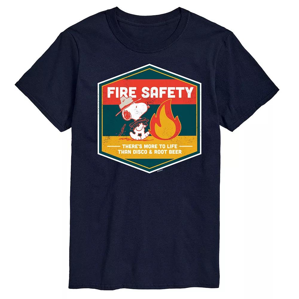 Big & Tall Peanuts Beagle Scouts Fire Safety Graphic Tee, Men's,  Product Image