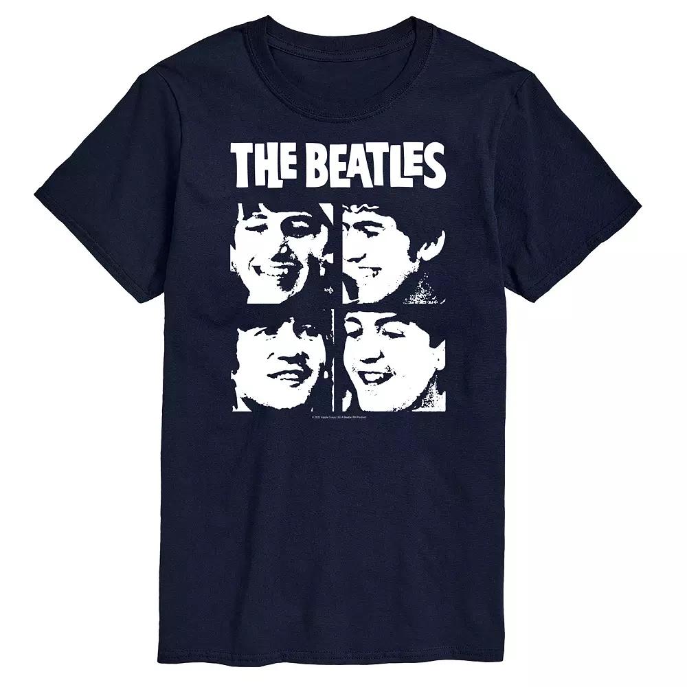 Men's The Beatles Face Grid Tee,  Product Image