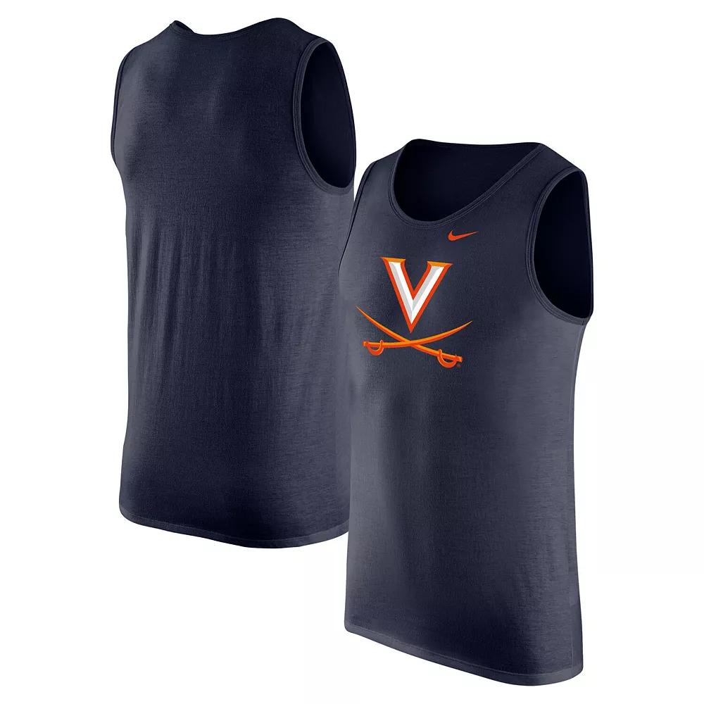Men's Nike Navy Virginia Cavaliers Tank Top,  Product Image