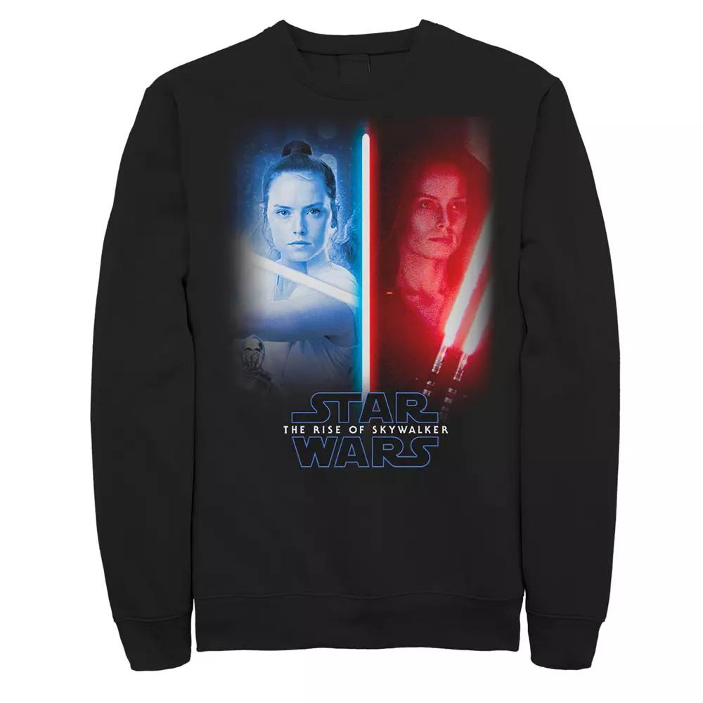 Men's Star Wars Rise Of Skywalker Split Panel Portrait Logo Sweatshirt,  Product Image