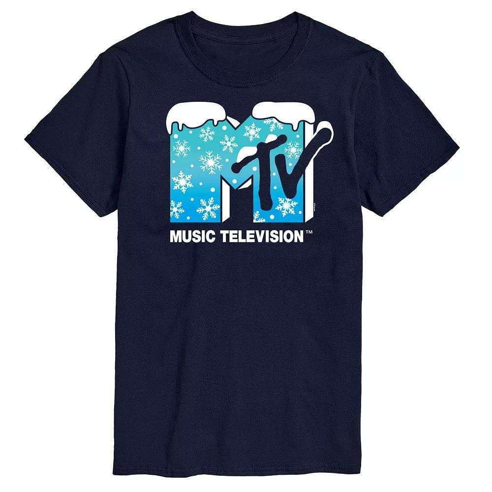 Big & Tall MTV Snowflakes Logo Graphic Tee, Men's,  Product Image