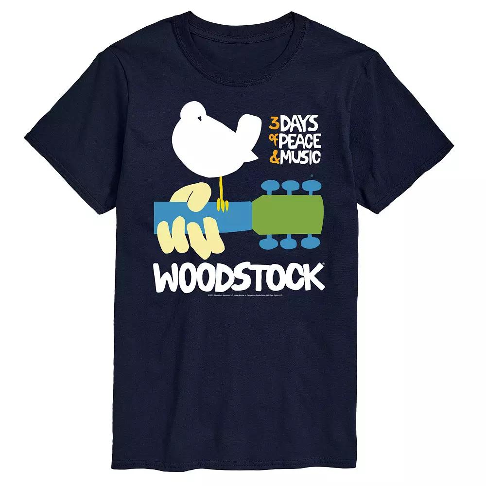 Big & Tall Woodstock Graphic Tee, Men's,  Product Image