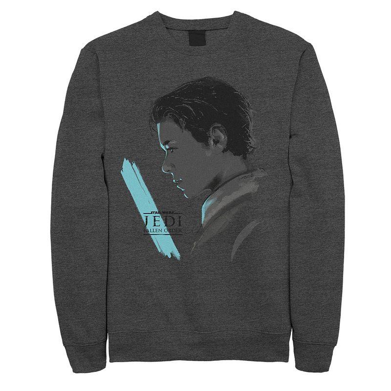 Men's Jedi: Fallen Order Blue Light Saber Fleece,  Product Image