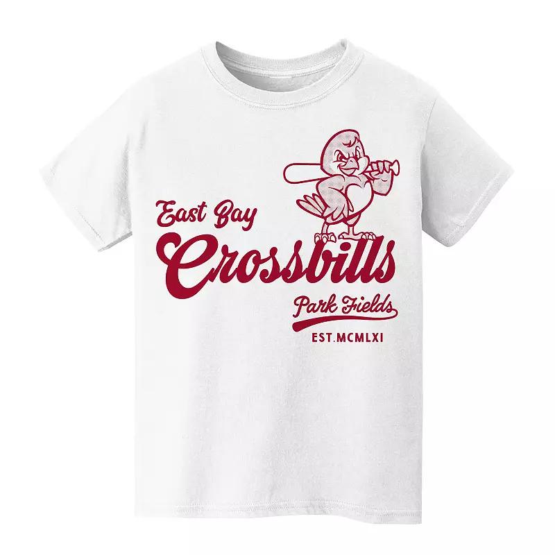 Kid's 8-20 Crossbills Graphic Tee, Boy's, Size: Large, White Product Image