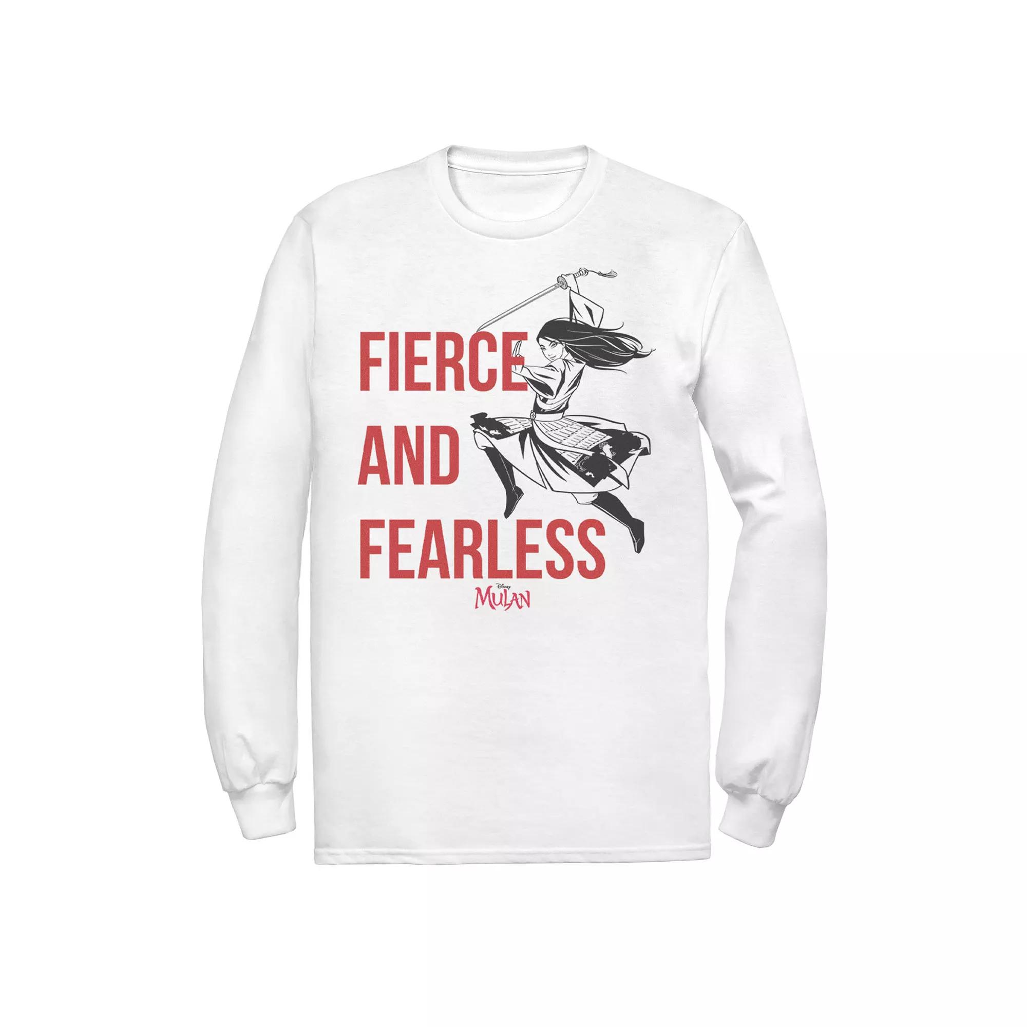 Men's Disney Mulan Live Action Fierce And Fearless Action Pose Tee,  Product Image