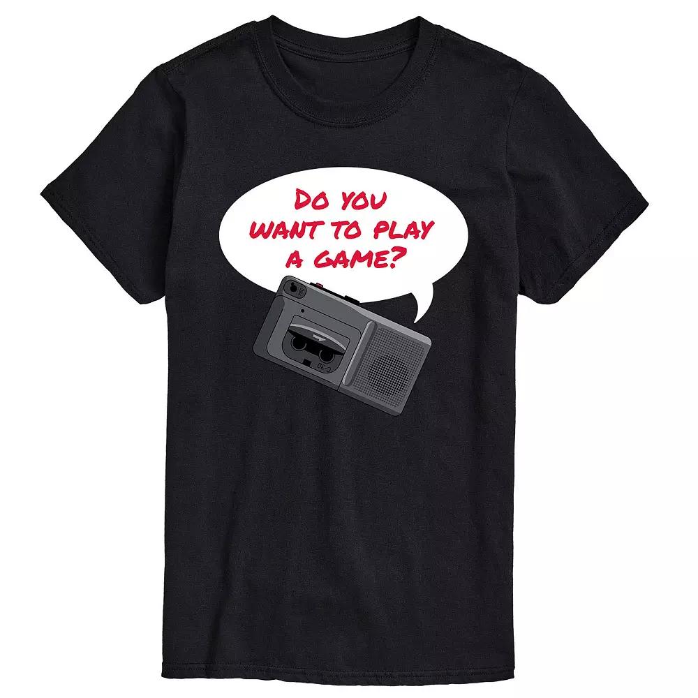 Men's Want To Play A Game Tee,  Product Image