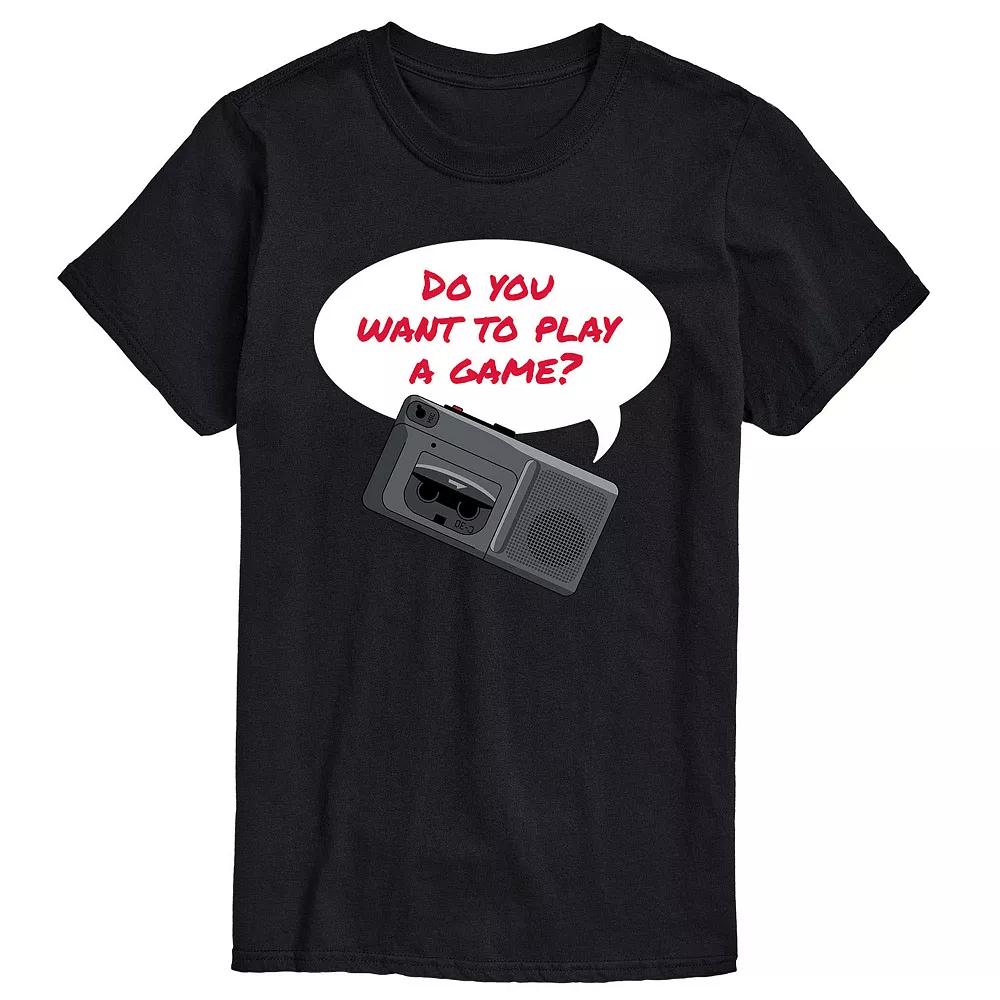 Men's Want To Play A Game Tee,  Product Image