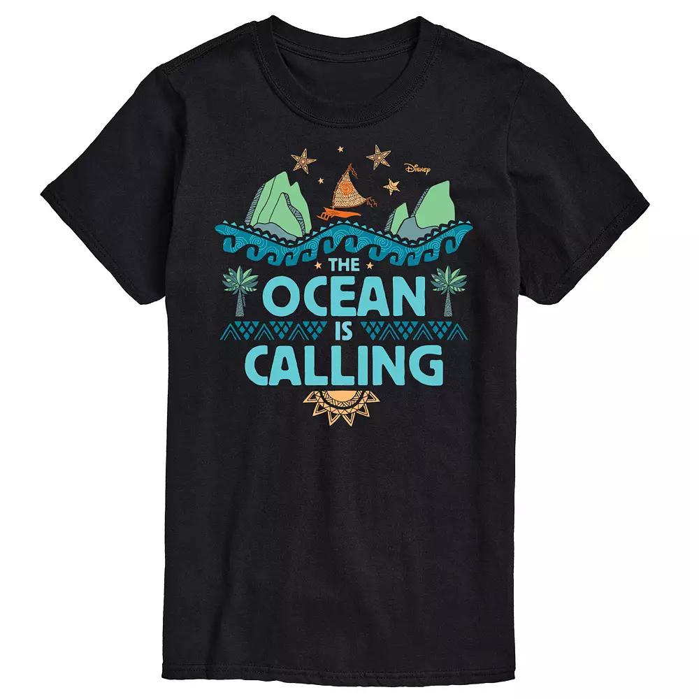 Disney's Moana Men's The Ocean Is Calling Graphic Tee,  Product Image