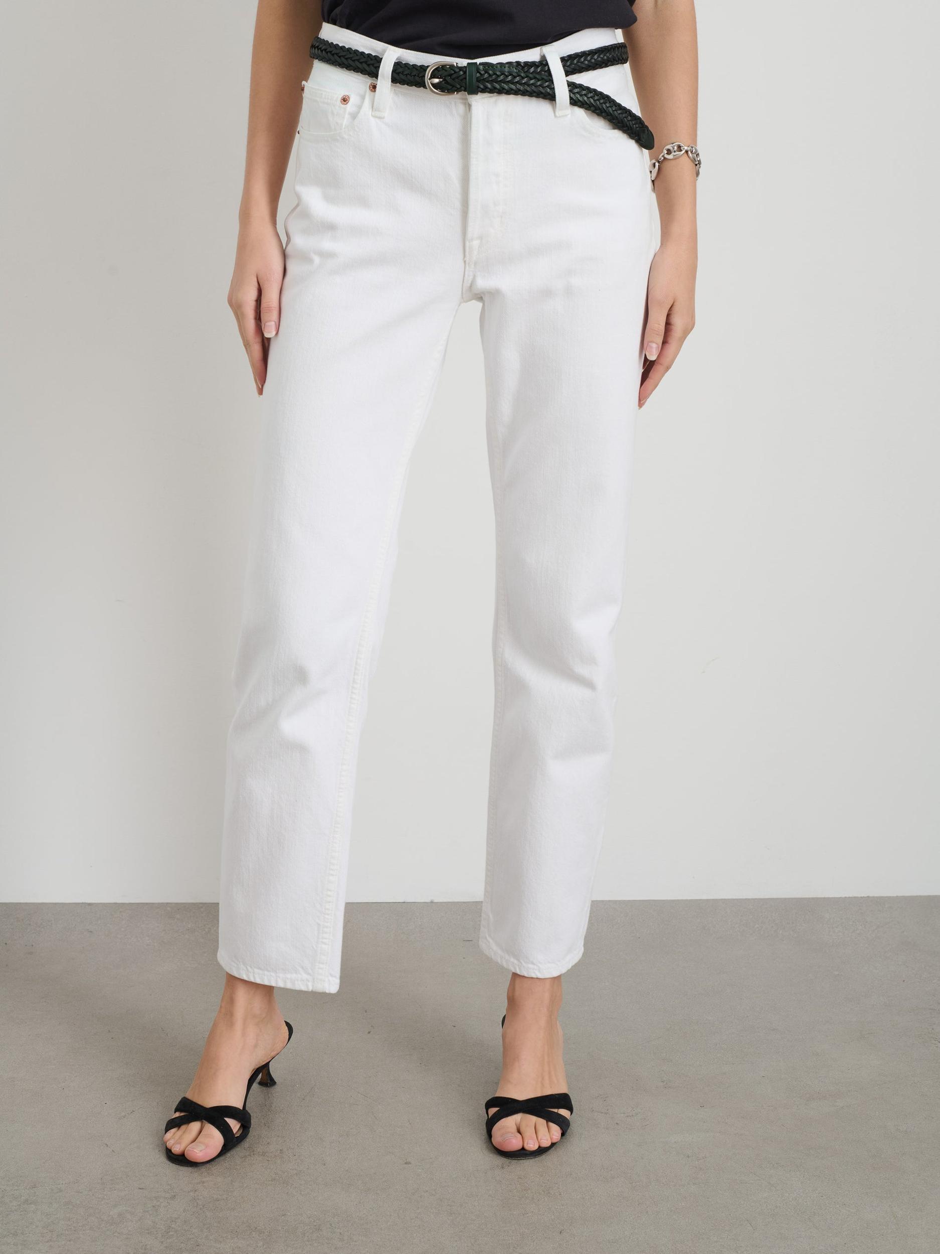 Jane Mid Rise Straight Jean Product Image