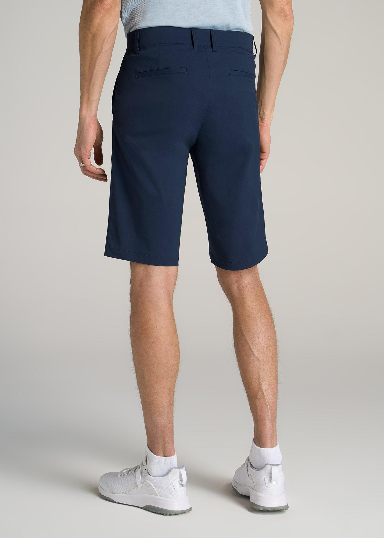 Traveler Chino Shorts for Tall Men in Marine Navy Male Product Image