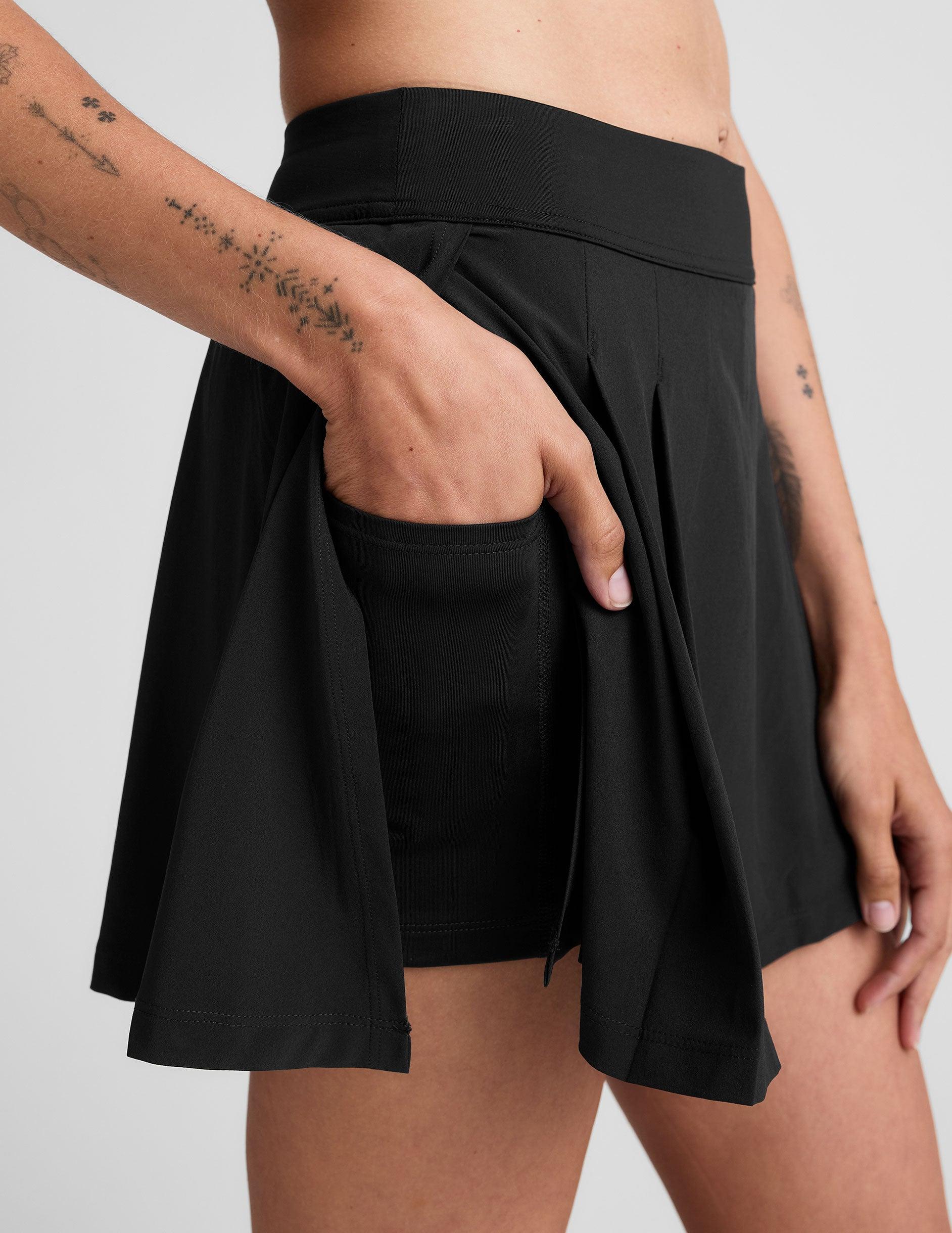 Score Pleated Skirt Product Image