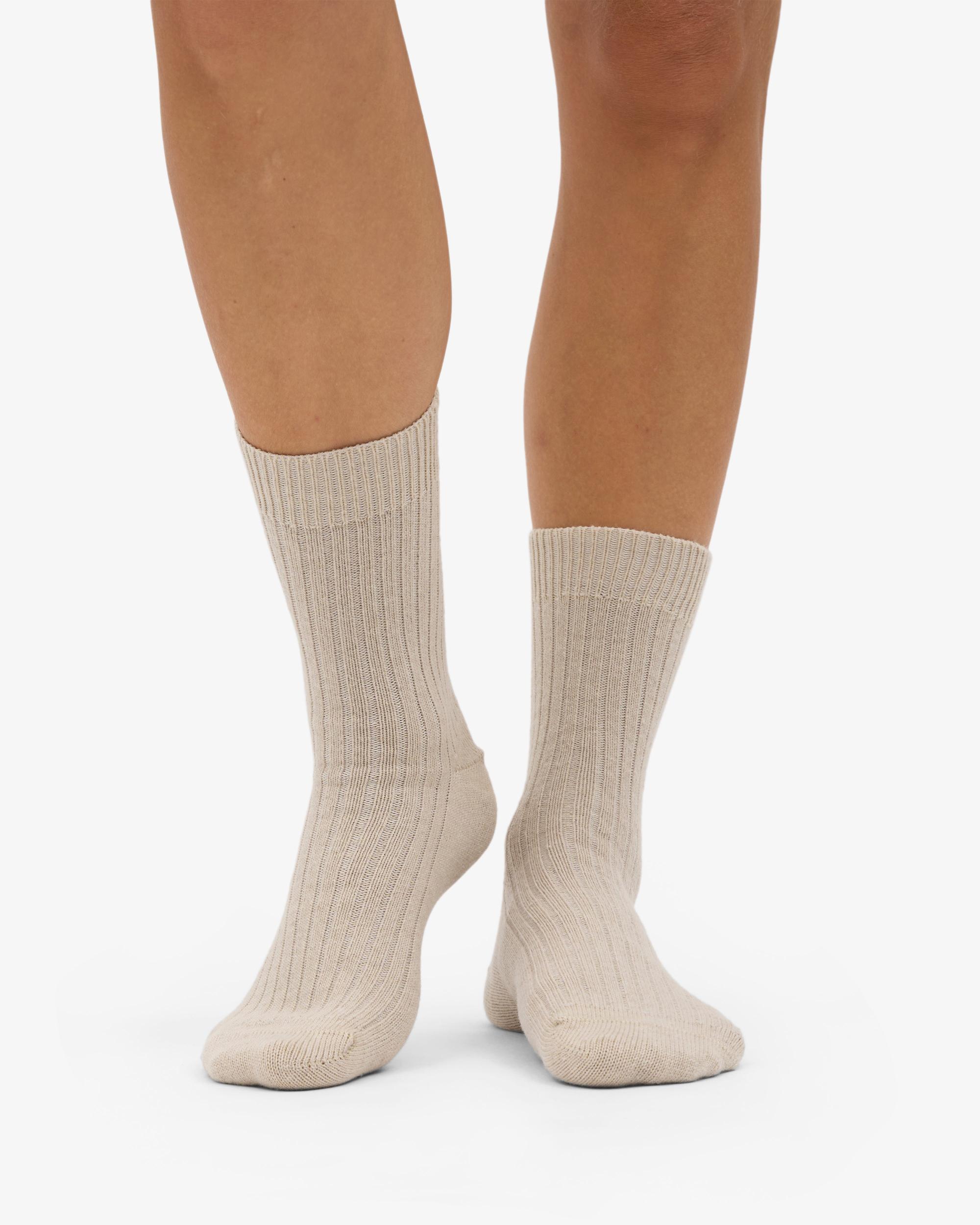 Merino Wool Blend Sock - Navy Blue Product Image