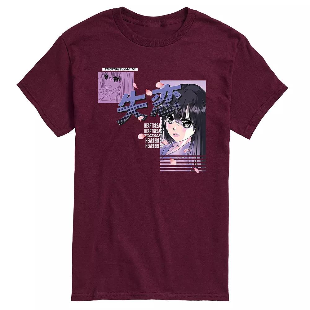 Men's Anime Heartbreak Tee,  Product Image
