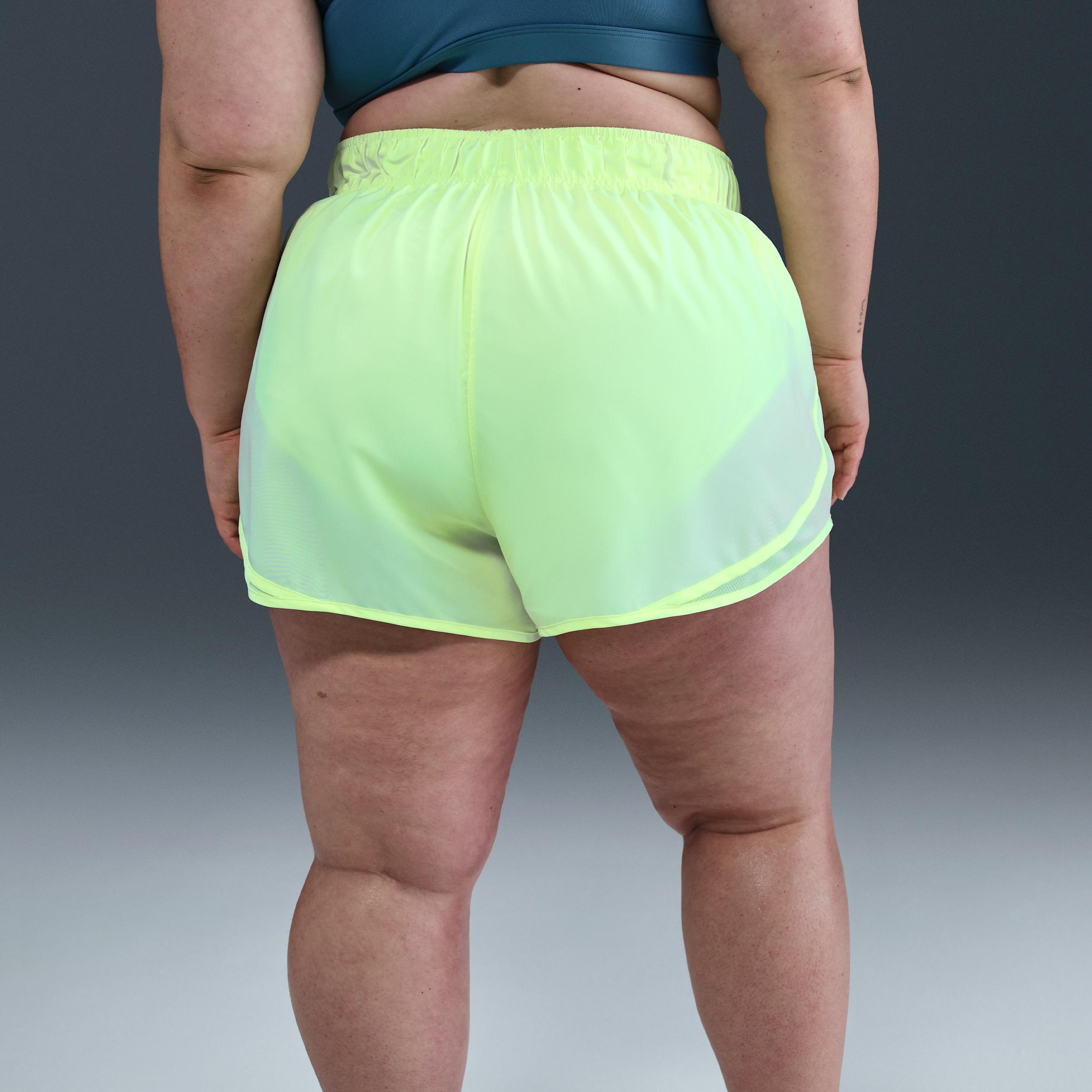 Nike Women's Tempo Dri-FIT Mid-Rise 3" Brief-Lined Running Shorts (Plus Size) Product Image