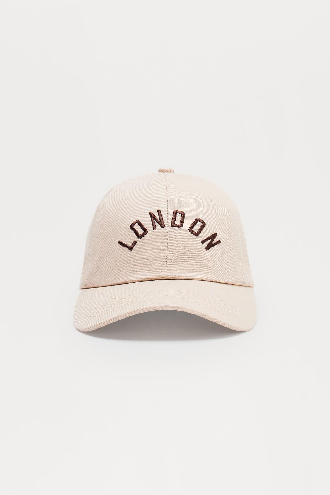 London Baseball Hat - Taupe/combo Female Product Image