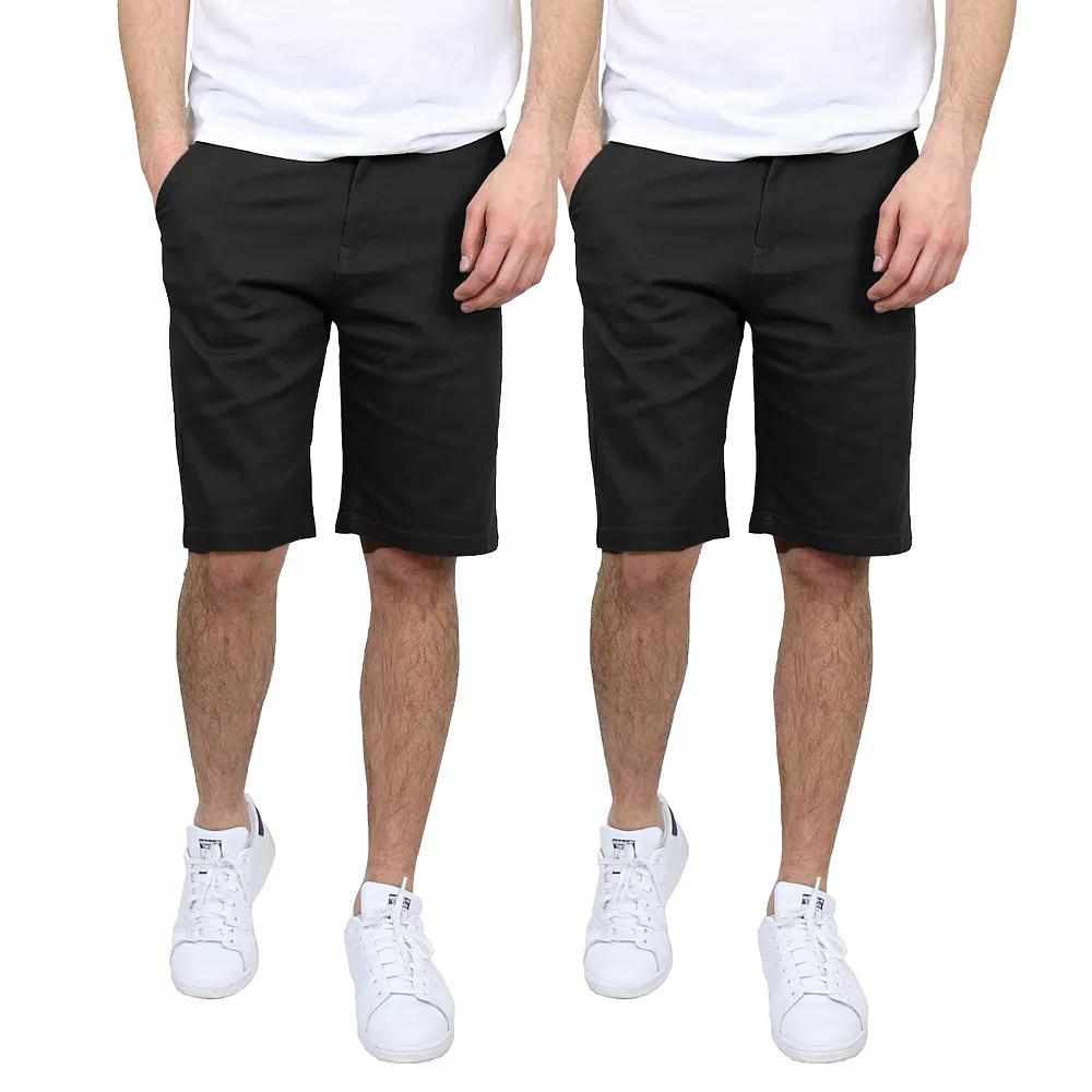 Men's Galaxy 10.5" Slim-Fit Cotton Flex Chino Shorts 2-Pack,  Product Image
