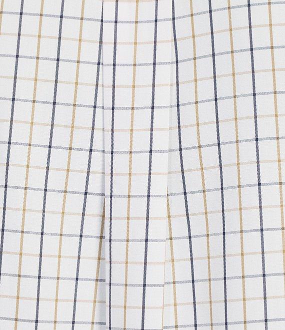 Gold Label Roundtree & Yorke Non-Iron Long Sleeve Windowpane Shirt Product Image