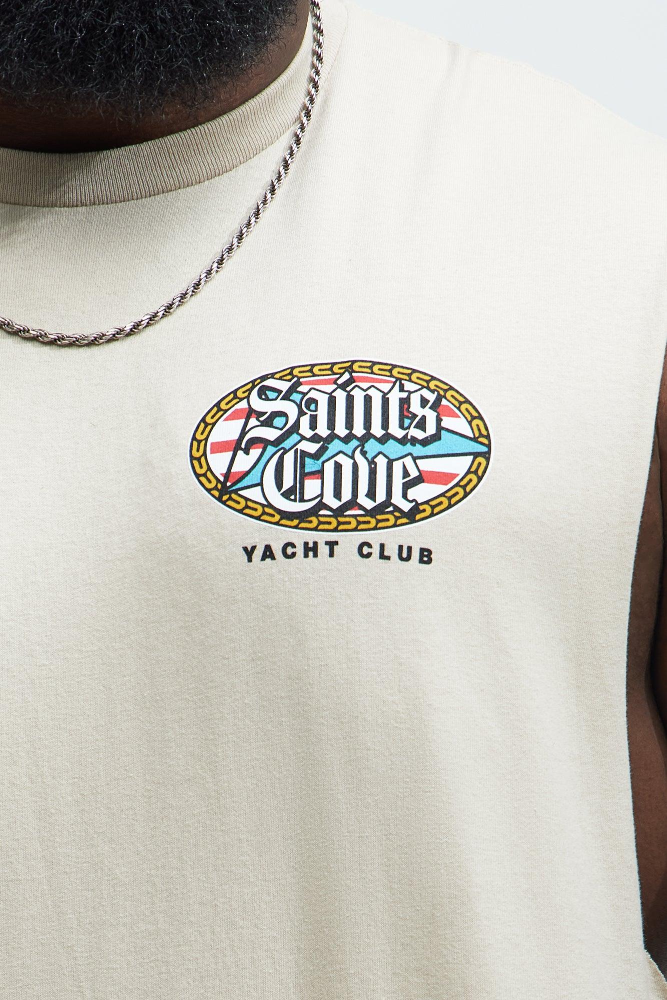 Saints Muscle Tee - Sand Product Image