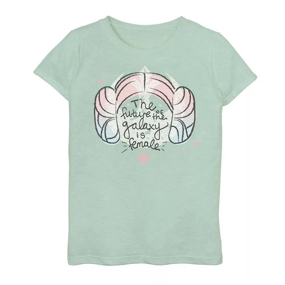 Girls 7-16 Star Wars Leia "The Future Of The Galaxy Is Female" Graphic Tee, Girl's,  Product Image