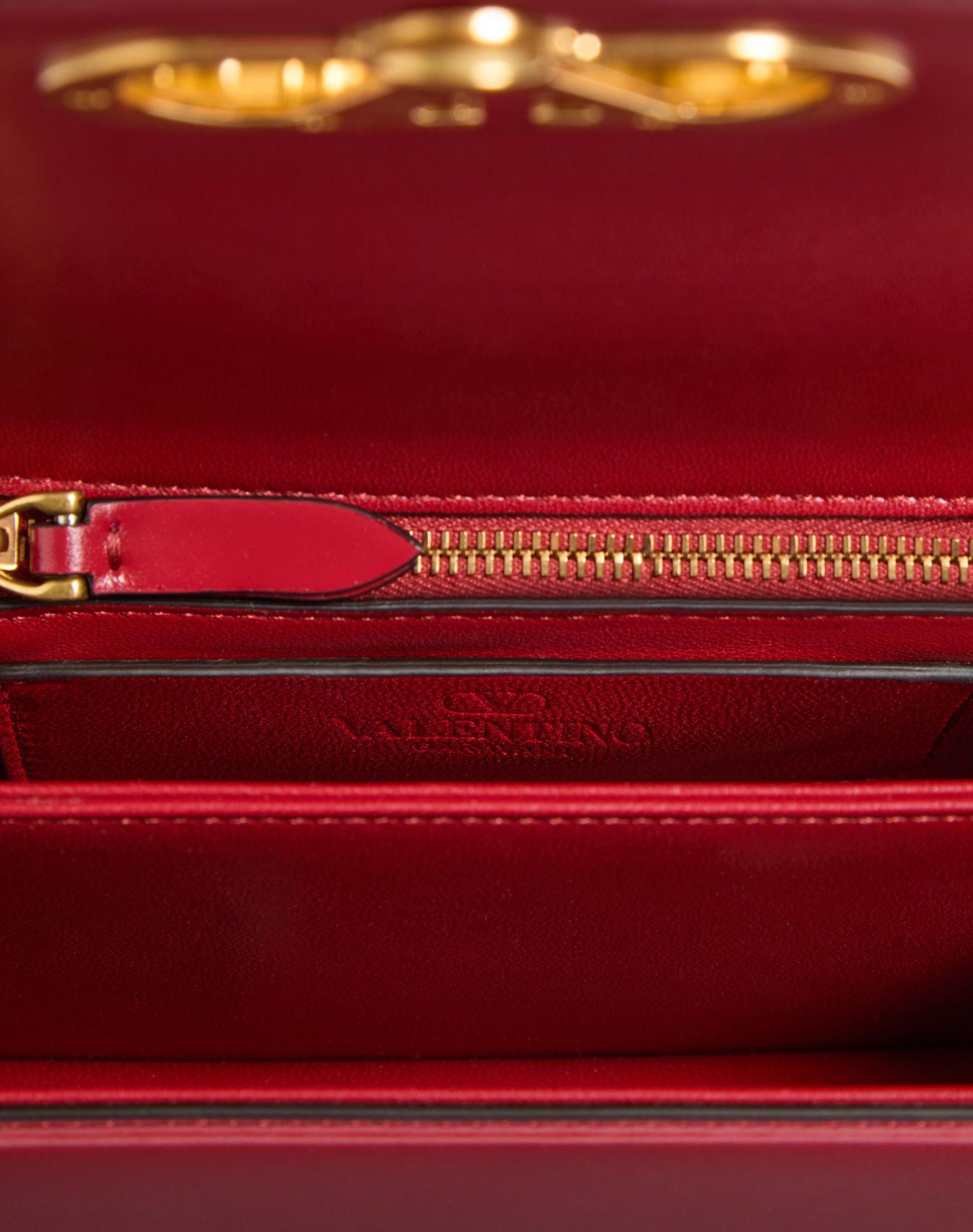 Small Valentino Garavani Vain Shoulder Bag In Shiny Calfskin Product Image