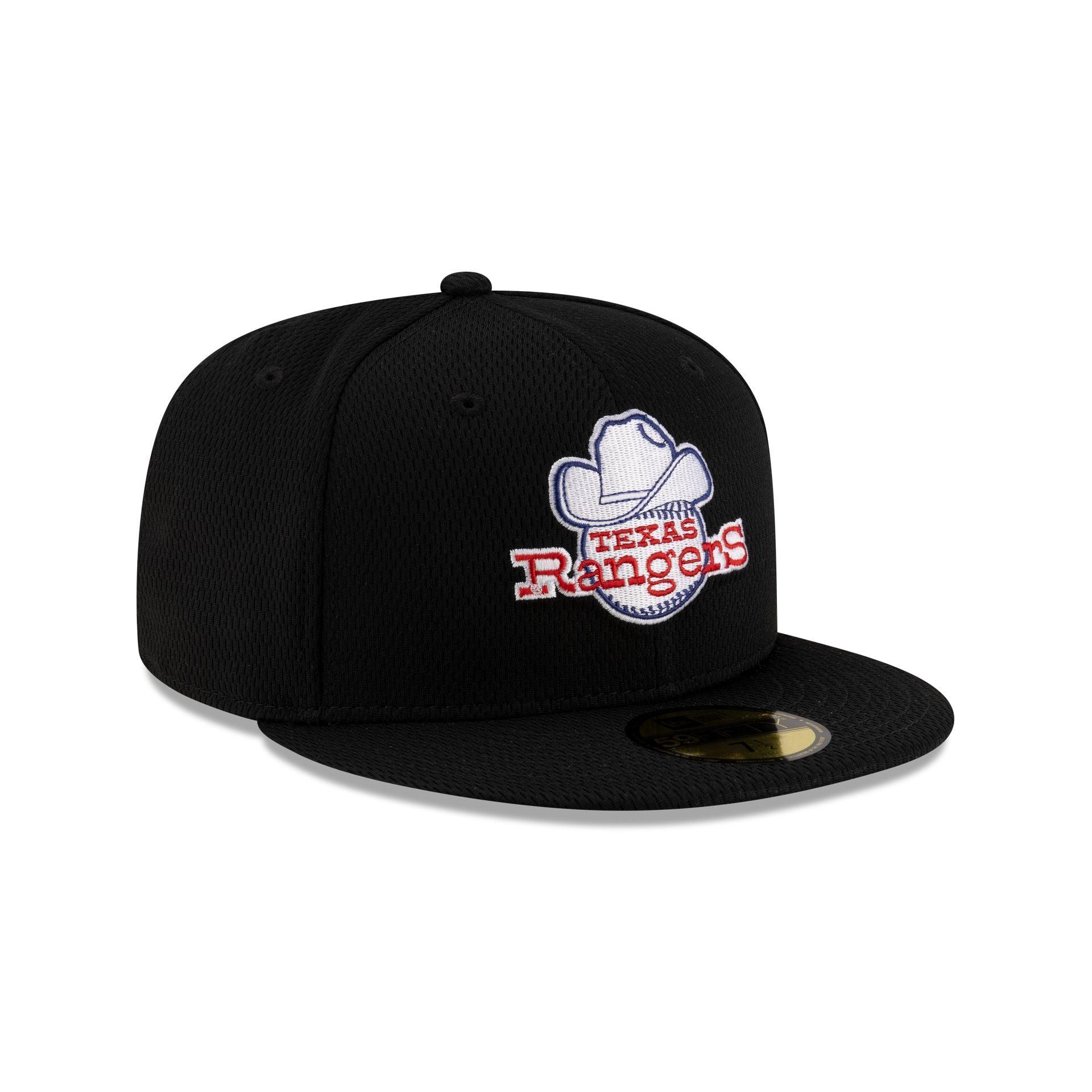 Texas Rangers 2025 Clubhouse Alt Black 59FIFTY Fitted Hat Male Product Image
