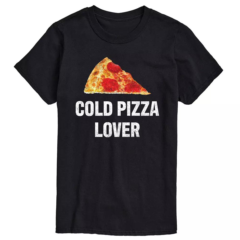 Men's Cold Pizza Lover Graphic Tee,  Product Image