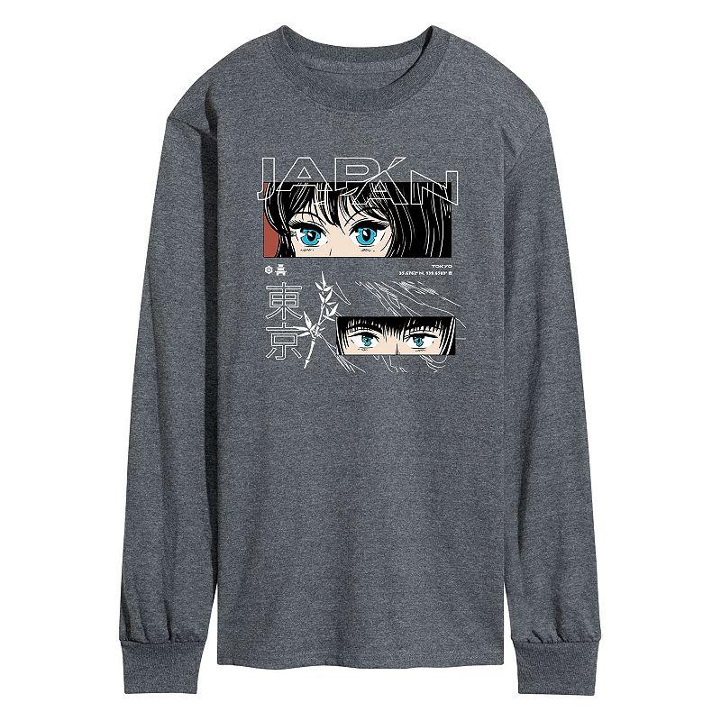 Men's Anime Mortal Love Long Sleeve Tee,  Product Image