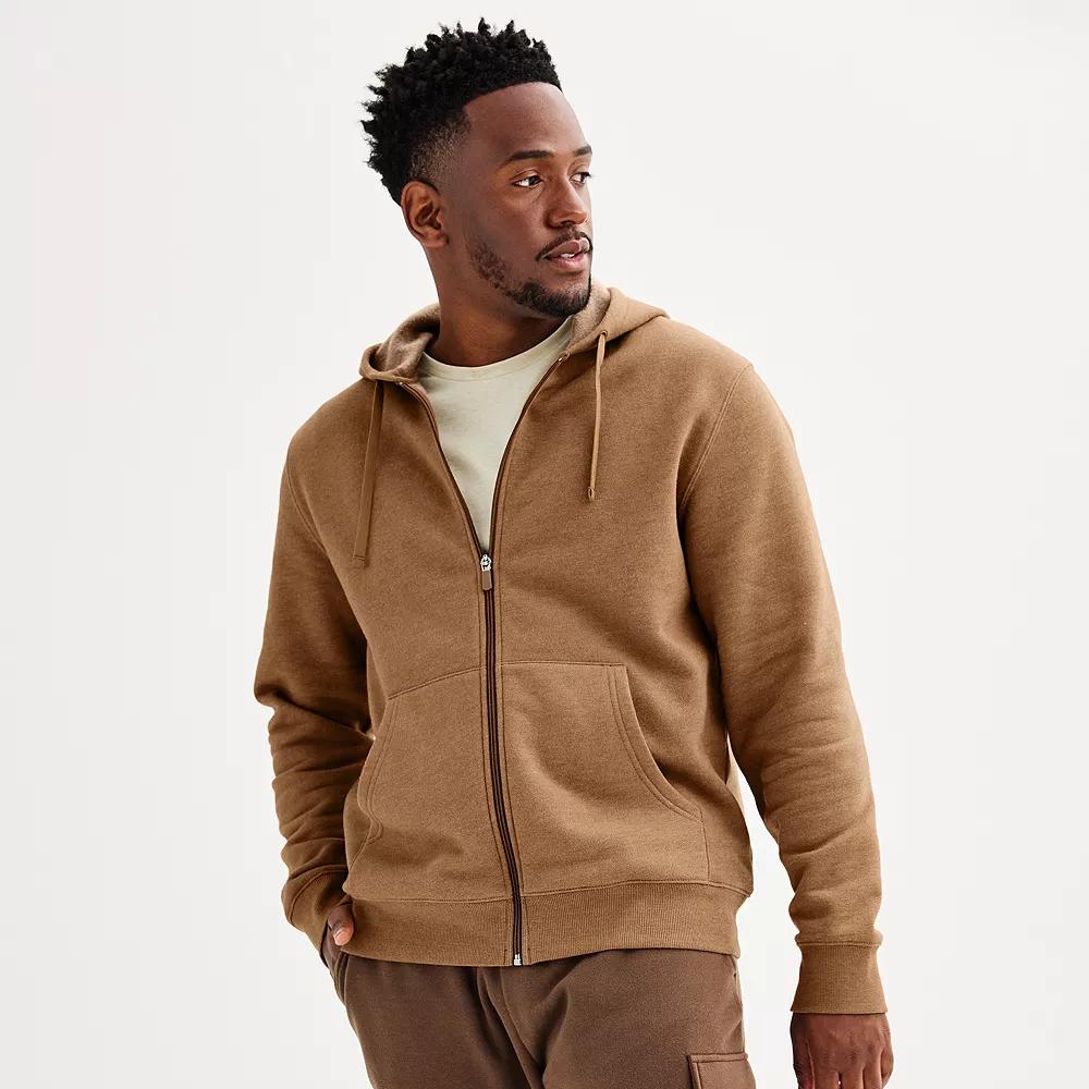 Men's Tek Gear® Ultra Soft Fleece Zip Front Hoodie,  Product Image