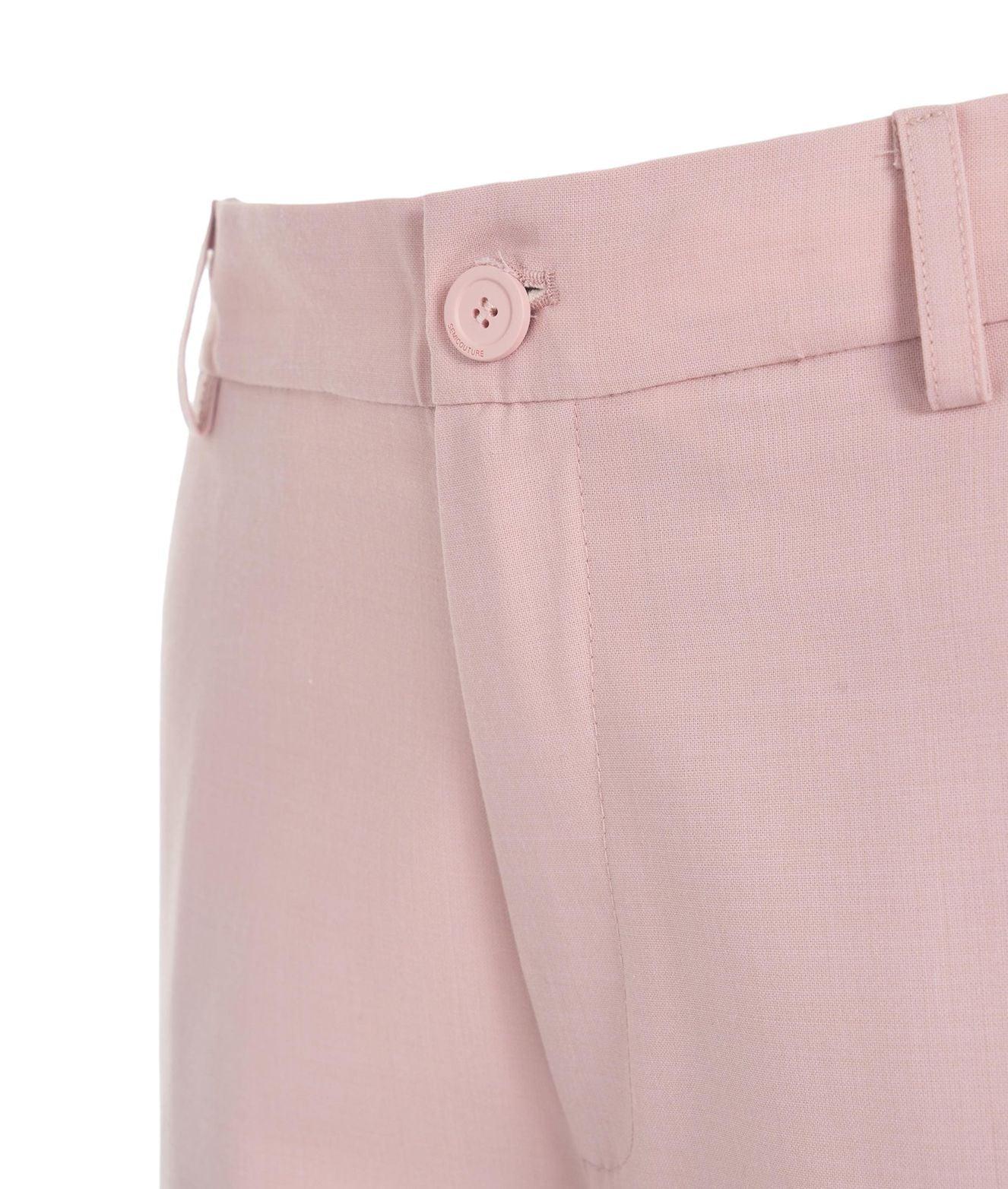 Wide leg pants in virgin wool blend Product Image