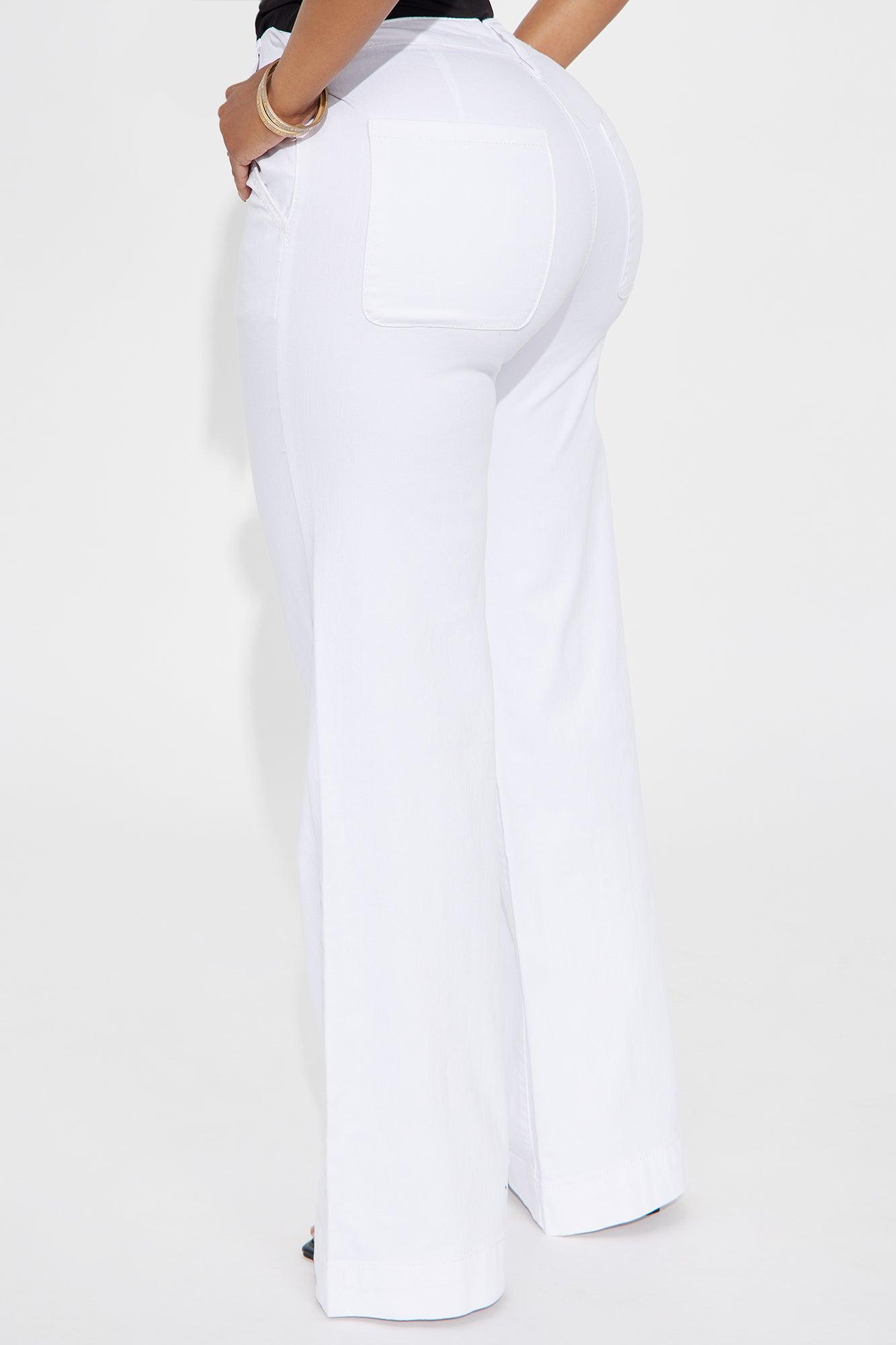 Margot Stretch Trouser Jeans - White Female Product Image