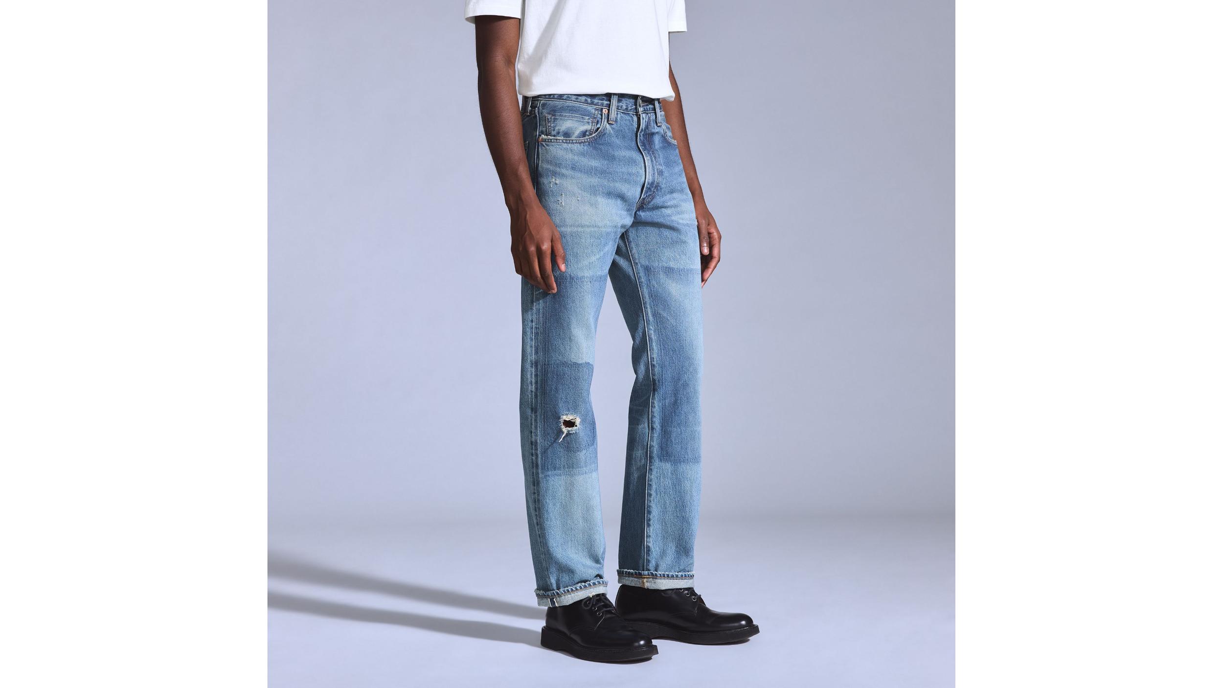 505™ Regular Fit Selvedge Men's Jeans Product Image