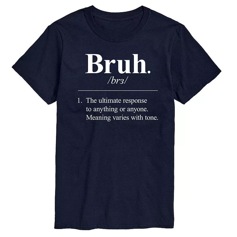 Big & Tall Bruh Definition Graphic Tee, Men's,  Product Image