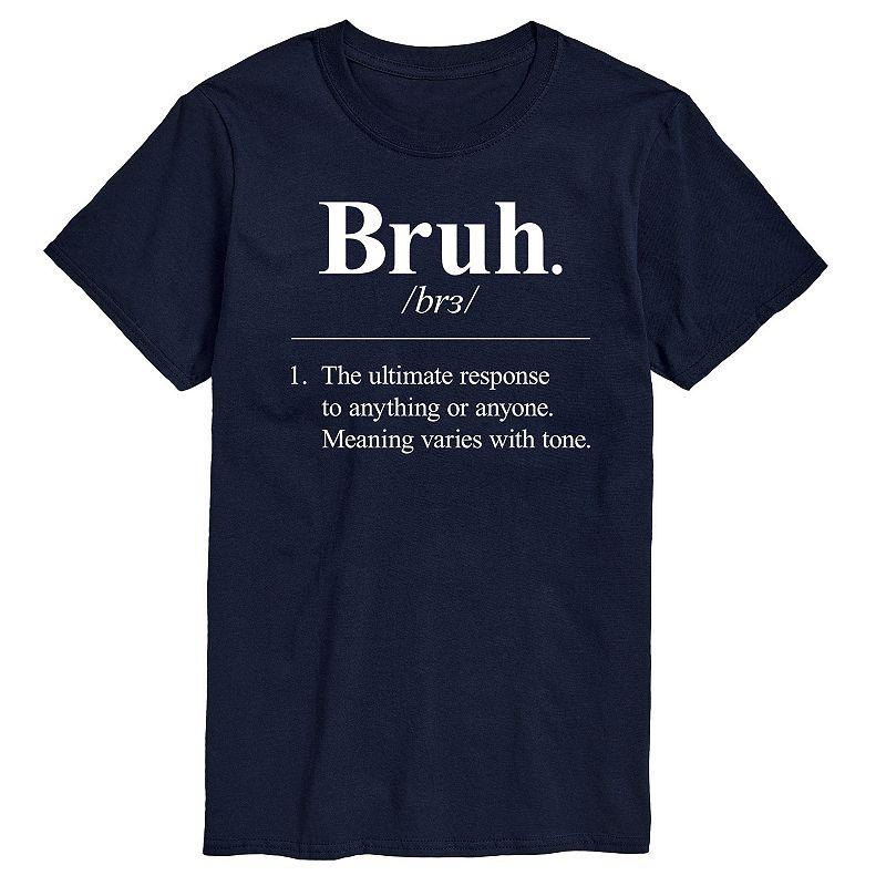 Big & Tall Bruh Definition Graphic Tee, Men's,  Product Image