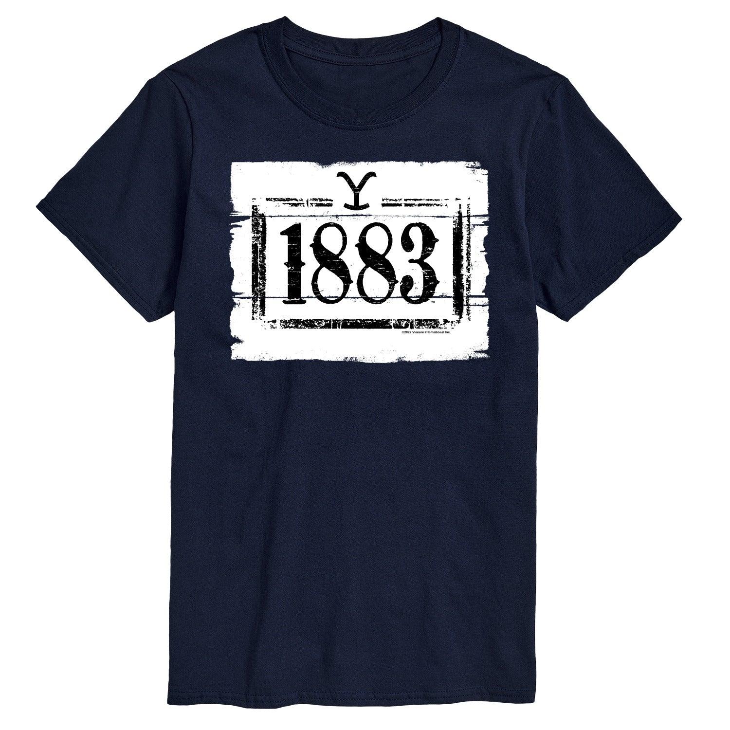 Big & Tall 1883 Wood Sign Graphic Tee, Mens Blue Product Image