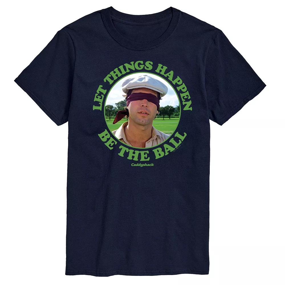 Big & Tall Caddyshack Let Things Happen Be The Ball Graphic Tee, Men's,  Product Image