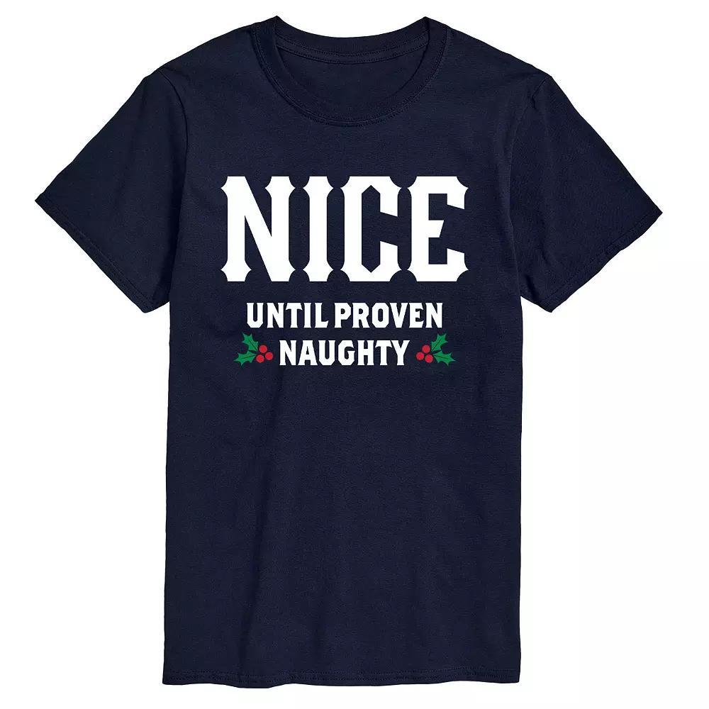 Men's Nice Until Proven Naughty Tee,  Product Image