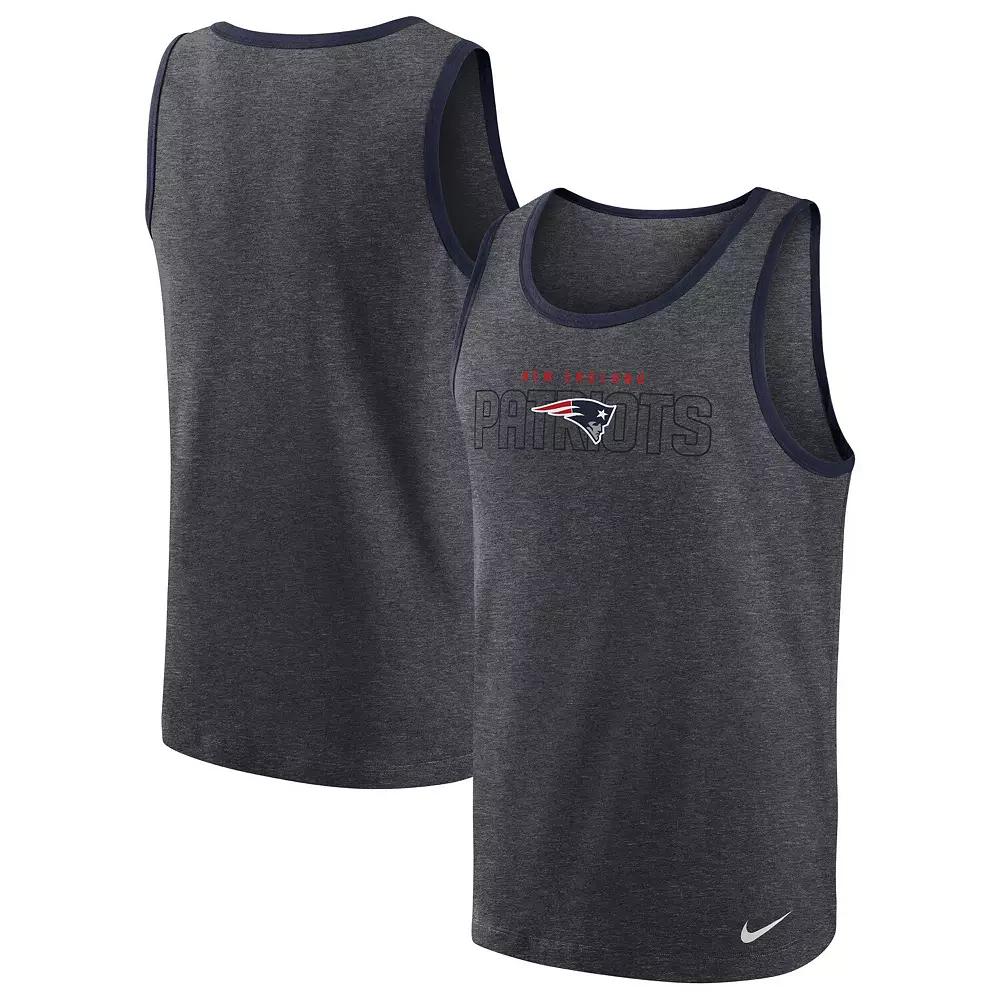 Men's Nike Heathered Charcoal Washington Commanders Tri-Blend Tank Top, Size: 2XL, Wft Charco Product Image