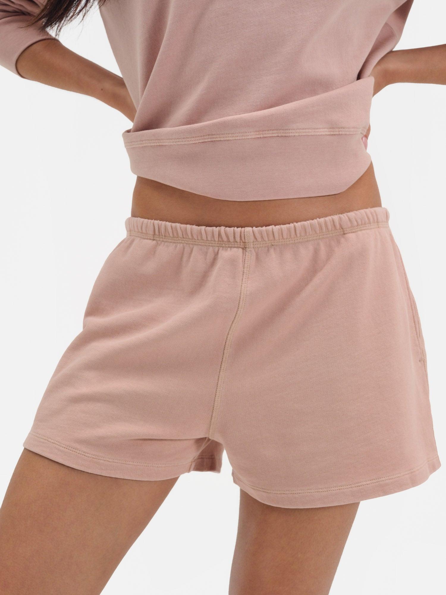 Organic Lightweight Terry Track Shorts Female Product Image