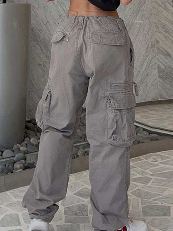 Washed Vintage Baggy Cargo Jeans Product Image