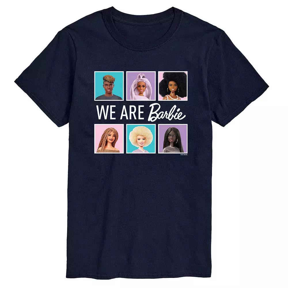 Big & Tall Barbie® We Are All Barbie Graphic Tee, Men's,  Product Image