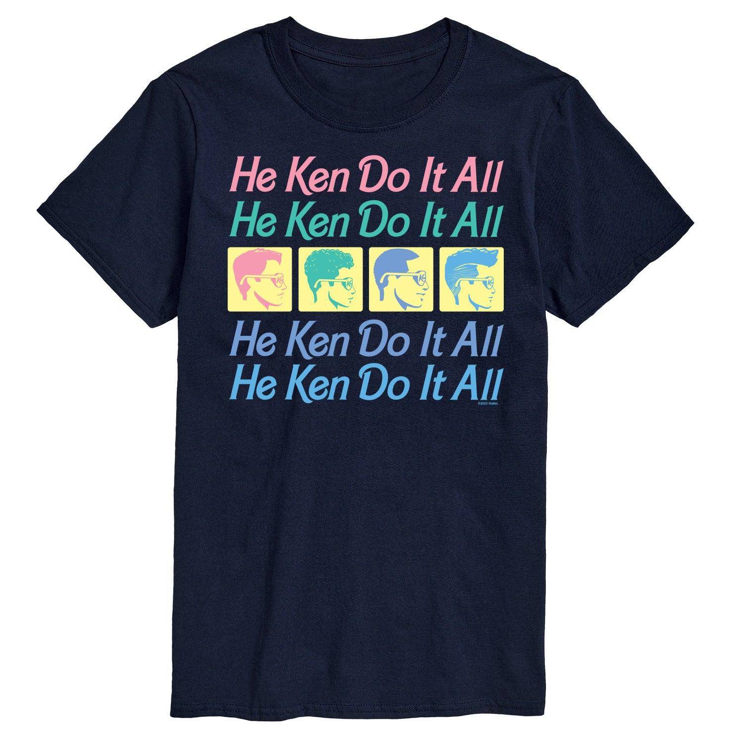 Big & Tall Barbie® He Ken Do It All Stacked Graphic Tee, Men's,  Product Image