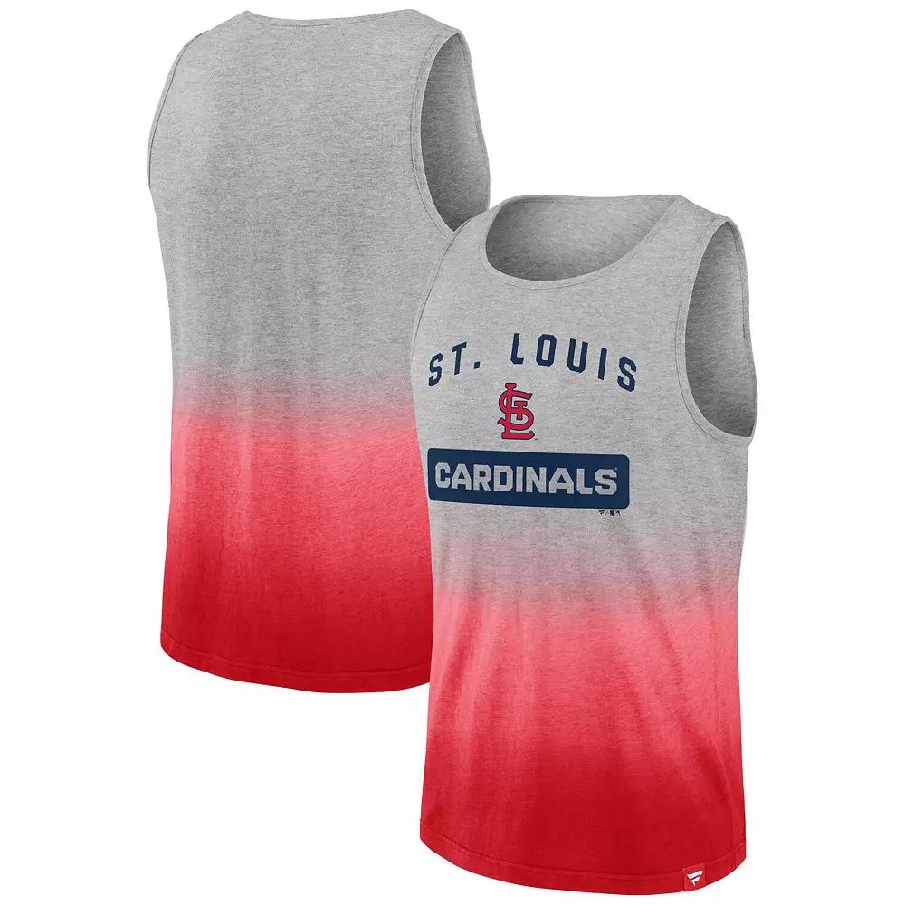 Men's Fanatics Branded Gray/Red St. Louis Cardinals Our Year Tank Top, Size: 2XL, Grey Product Image